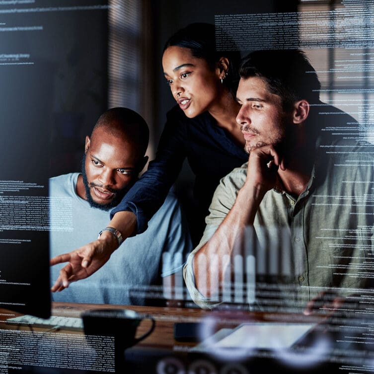 IT Security consulting team reviewing cloud risks and misconfigurations